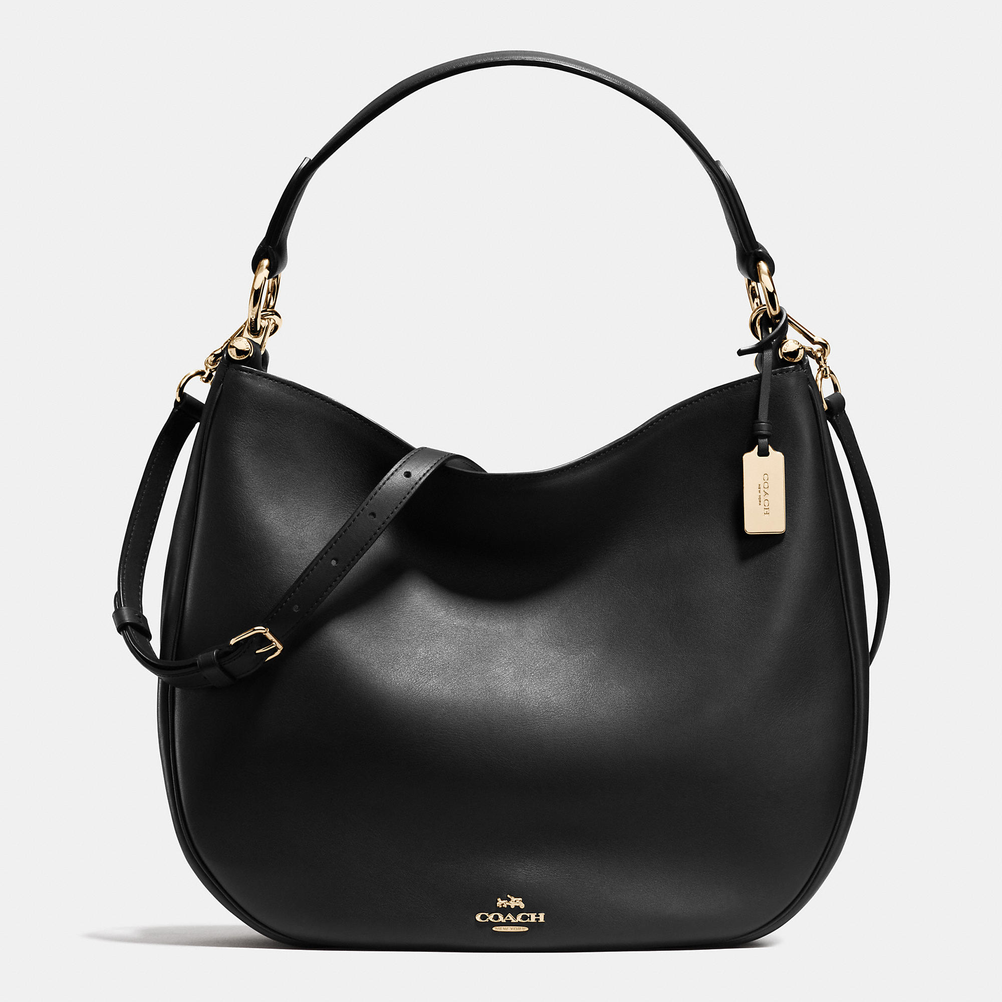 Luxury Brand Coach Nomad Hobo In Glovetanned Leather